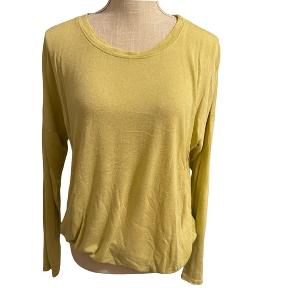 Double Zero Lightweight Sheer Sweater Lime Size L - Picture 1 of 7